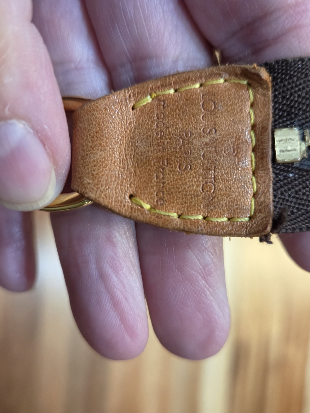 Louis Vuitton Monogram Pouch Crossbody with Gold Chain - Picture 7 of 12